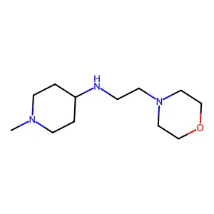 (1-Methyl-piperidin-4-YL)-(2-morpholin-4-YL-ethyl)-amine structure