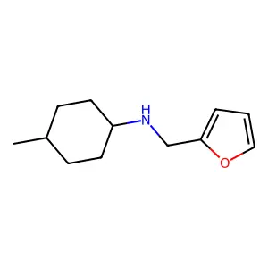 Furan-2-ylmethyl-(4-methyl-cyclohexyl)-amine structure