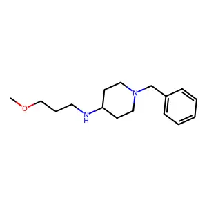 1-benzyl-N-(3-methoxypropyl)piperidin-4-amine structure