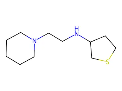 N-[2-(Piperidin-1-YL)ethyl]thiolan-3-amine structure