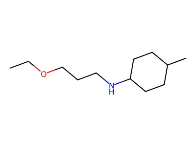N-(3-ethoxypropyl)-4-methylcyclohexan-1-amine structure