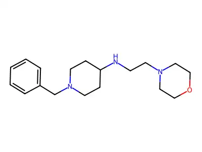 1-benzyl-N-(2-morpholin-4-ylethyl)piperidin-4-amine structure