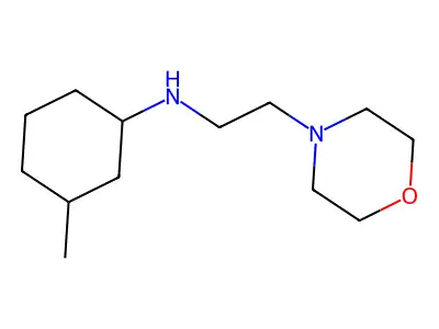 3-methyl-N-(2-morpholin-4-ylethyl)cyclohexan-1-amine structure