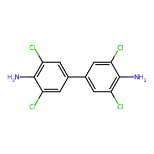 Benzidine, 3,3',5,5'-tetrachloro- structure