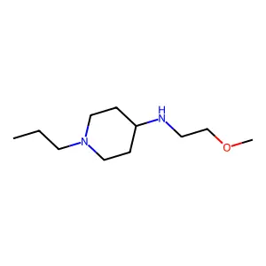 N-(2-methoxyethyl)-1-propylpiperidin-4-amine structure