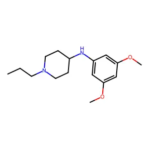 N-(3,5-dimethoxyphenyl)-1-propylpiperidin-4-amine structure
