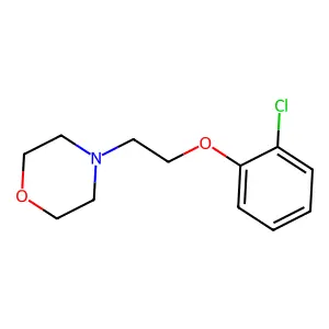 4-[2-(2-Chlorophenoxy)ethyl]morpholine structure