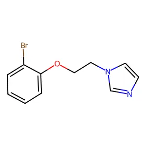 1-[2-(2-bromophenoxy)ethyl]-1H-imidazole structure