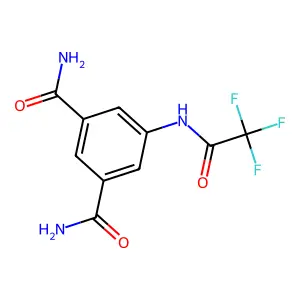 5-[(Trifluoroacetyl)amino]isophthalamide structure