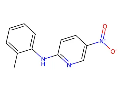 N-(2-methylphenyl)-5-nitropyridin-2-amine structure
