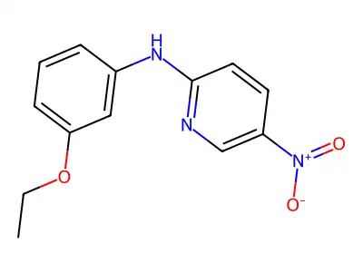 N-(3-ethoxyphenyl)-5-nitropyridin-2-amine structure