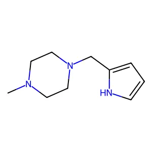 1-methyl-4-(1H-pyrrol-2-ylmethyl)piperazine structure