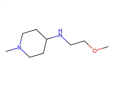 N-(2-Methoxyethyl)-1-methylpiperidin-4-amine structure