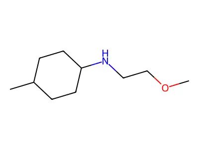 N-(2-methoxyethyl)-4-methylcyclohexan-1-amine structure