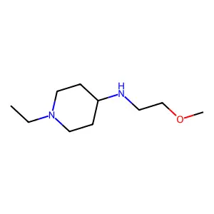 1-ethyl-N-(2-methoxyethyl)piperidin-4-amine structure