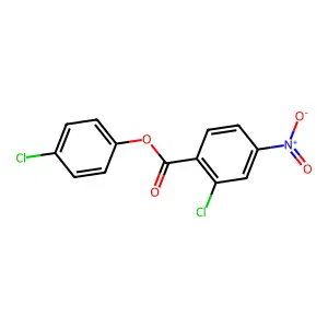 4-Chlorophenyl 2-chloro-4-nitrobenzoate structure