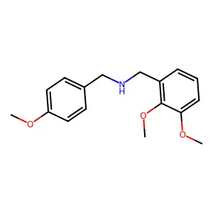 (2,3-Dimethoxybenzyl)(4-methoxybenzyl)amine structure