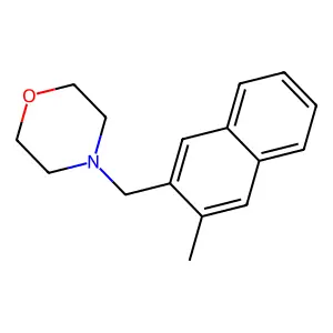 4-[(3-Methyl-2-naphthyl)methyl]morpholine structure