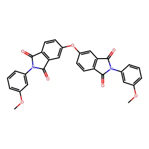 5,5'-oxybis[2-(3-methoxyphenyl)-1H-isoindole-1,3(2H)-dione] structure