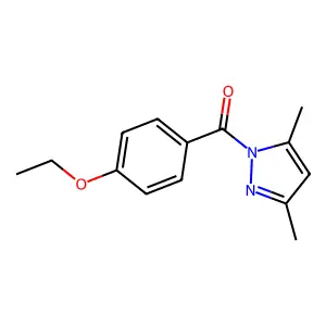 1-(4-ethoxybenzoyl)-3,5-dimethyl-1H-pyrazole structure