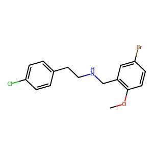 (5-Bromo-2-methoxybenzyl)[2-(4-chlorophenyl)ethyl]amine structure