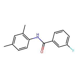N-(2,4-dimethylphenyl)-3-fluorobenzamide structure