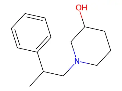 1-(2-Phenylpropyl)piperidin-3-ol structure
