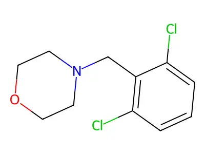 4-[(2,6-Dichlorophenyl)methyl]morpholine structure