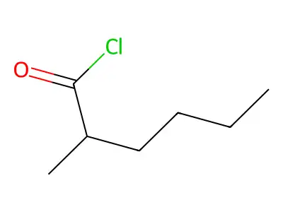 2-methylhexanoyl Chloride structure