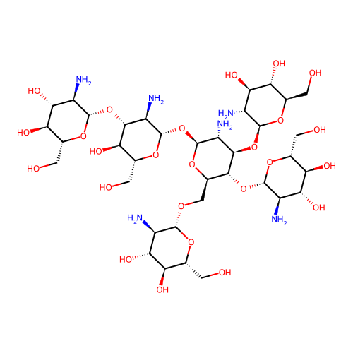 Chitohexaose structure