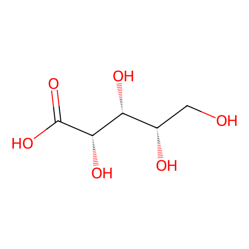 Xylonic acid, L- structure