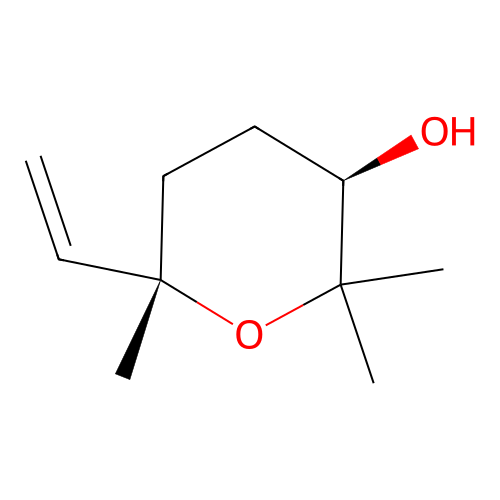 Linalool oxide IV structure