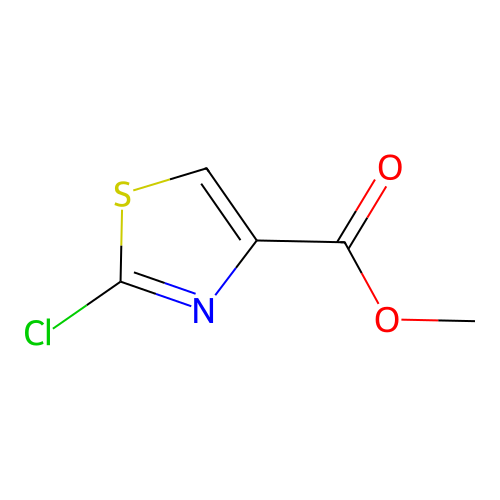 Methyl 2-chloro-4-thiazolecarboxylate structure