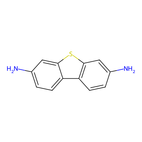 Dibenzo[b,d]thiophene-3,7-diamine structure
