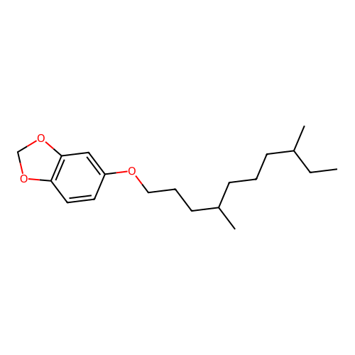 1,3-Benzodioxole, 5-((4,8-dimethyldecyl)oxy)- structure