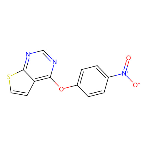 4-(4-Nitrophenoxy)thieno[2,3-d]pyrimidine structure