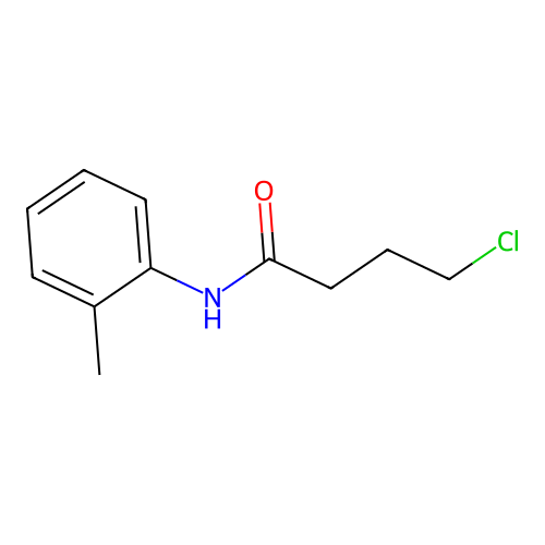 4-chloro-N-(2-methylphenyl)butanamide structure