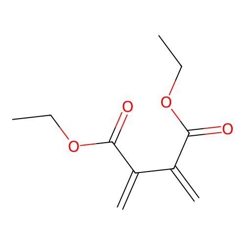 Butanedioic acid, bis(methylene)-, diethyl ester structure