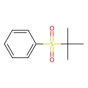 Phenyl t-butyl sulfone structure