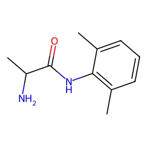 Tocainide structure