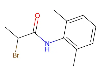 2-Bromo-N-(2,6-dimethylphenyl)propanamide structure