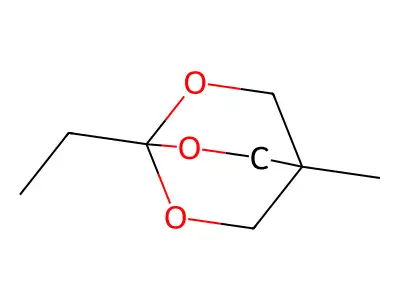 2,6,7-Trioxabicyclo(2.2.2)octane, 1-ethyl-4-methyl- structure