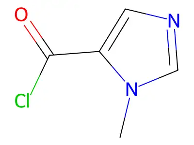 1-methyl-1H-Imidazole-5-carbonyl chloride structure
