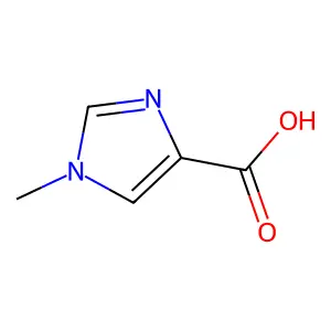 1-methyl-1H-imidazole-4-carboxylic acid structure