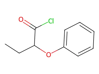2-Phenoxybutyryl chloride structure