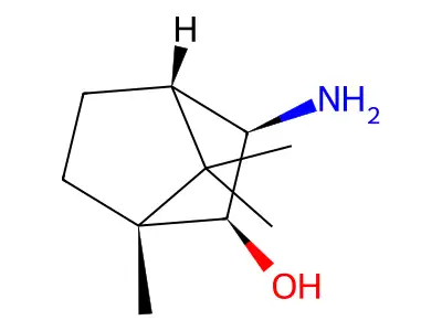 3-Amino-2-hydroxybornane structure