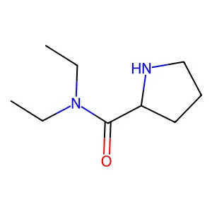 (2S)-N,N-Diethyl-2-pyrrolidinecarboxamide structure