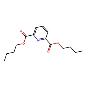 Dibutyl pyridine-2,6-dicarboxylate structure