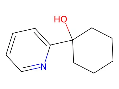 1-(2-Pyridyl)cyclohexan-1-ol structure