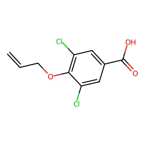 4-(烯丙氧基)-3,5-二氯苯甲酸 structure